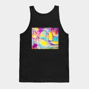 Bright Bold and Feminine Abstract Tank Top